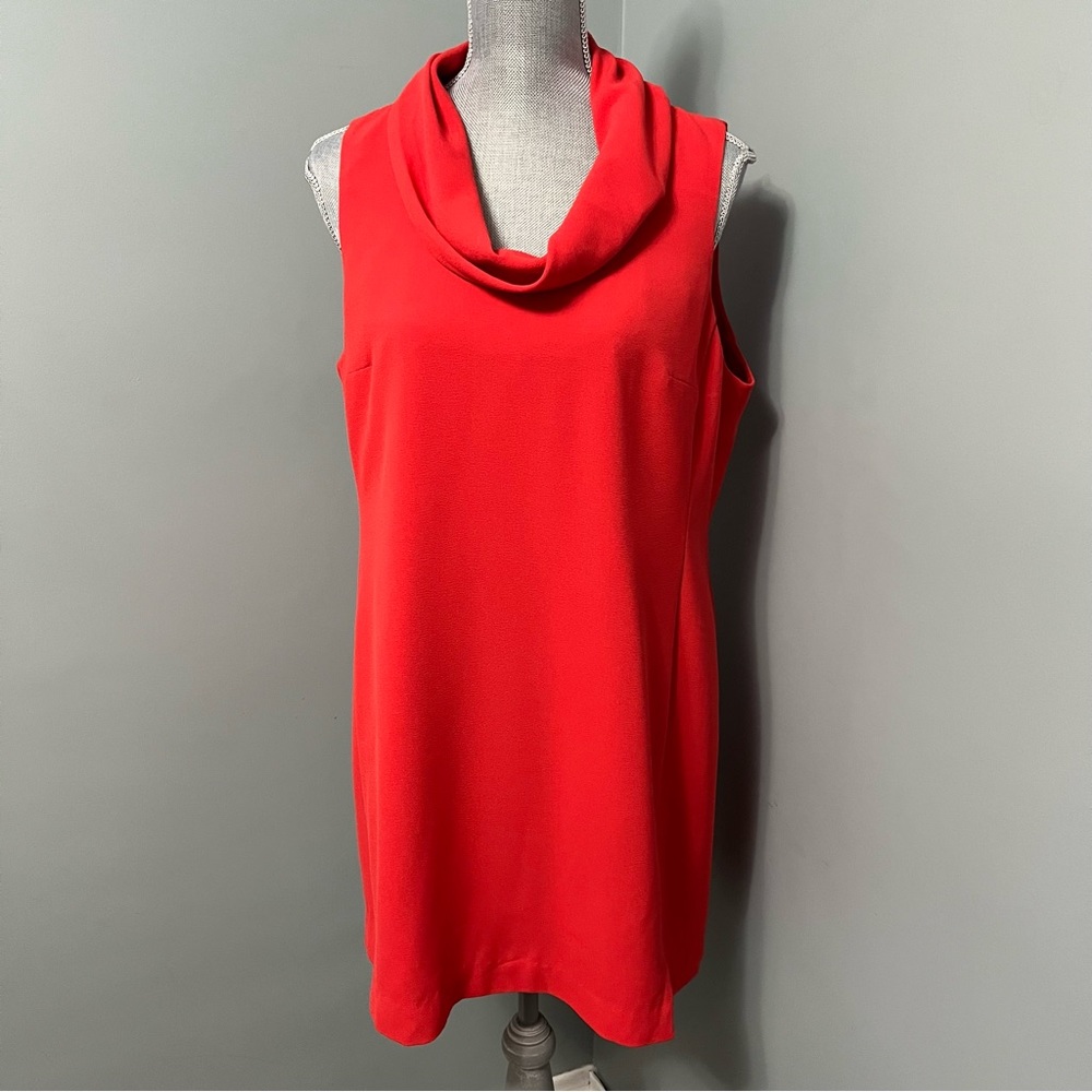 J. CREW Cocktail Dress Womens size Large Sleeveless drape neck NWT wedding guest